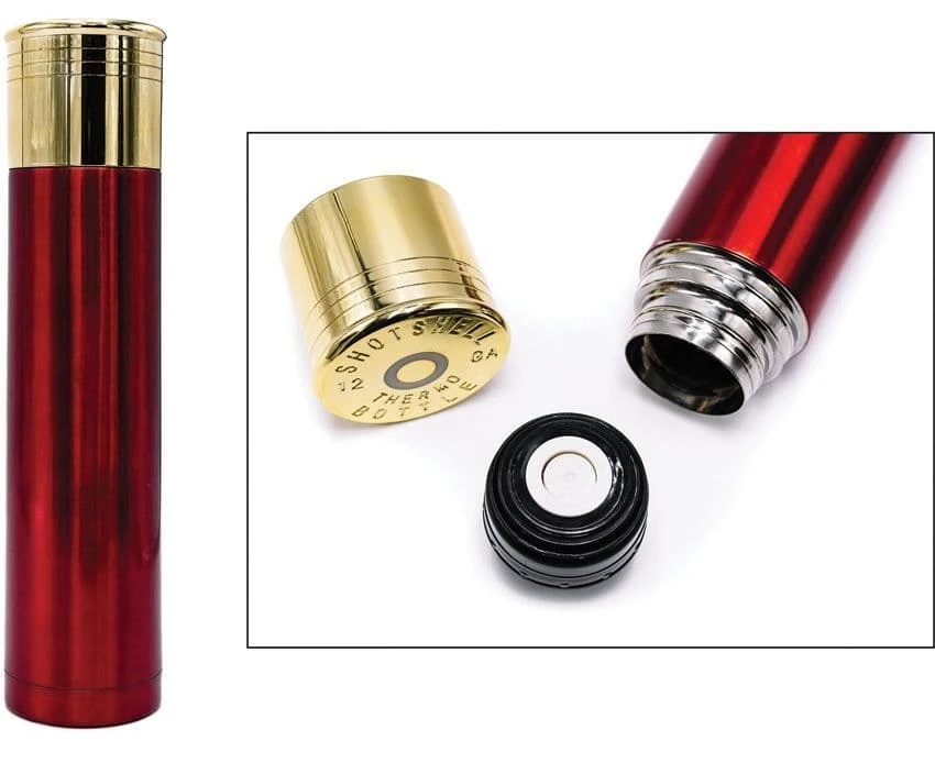 Caliber Gourmet Shotgun Shell Thermos Bottle 1 Caliber Gourmet Shotgun Shell Thermos Bottle
