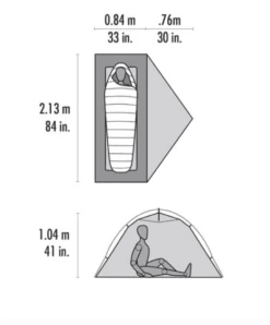 MSR Access 1 Ultralight Four Season Solo Tent - Orange -Venture Camp msr access 1 ultralight four season solo tent orange 5 67850 p
