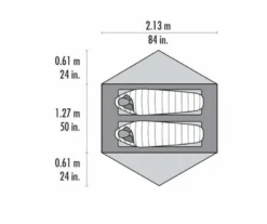 MSR Carbon Reflex 2 Two Person Backpacking Tent - Green 6 MSR Carbon Reflex 2 Two Person Backpacking Tent - Green -Venture Camp msr carbon reflex 2 two person backpacking tent green 3 67955 p