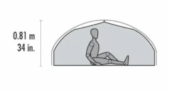 MSR Carbon Reflex 2 Two Person Backpacking Tent - Green 7 MSR Carbon Reflex 2 Two Person Backpacking Tent - Green -Venture Camp msr carbon reflex 2 two person backpacking tent green 4 67955 p