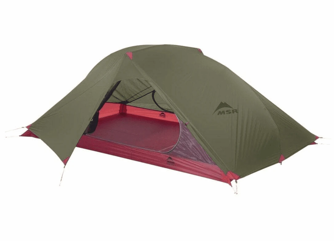 MSR Carbon Reflex 2 Two Person Backpacking Tent - Green 1 MSR Carbon Reflex 2 Two Person Backpacking Tent - Green