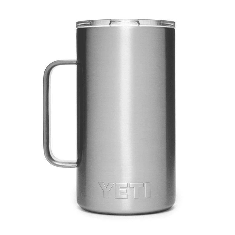 YETI Rambler 24oz / 710ml Mug - Stainless Steel 2 YETI Rambler 24oz / 710ml Mug - Stainless Steel - Image 2