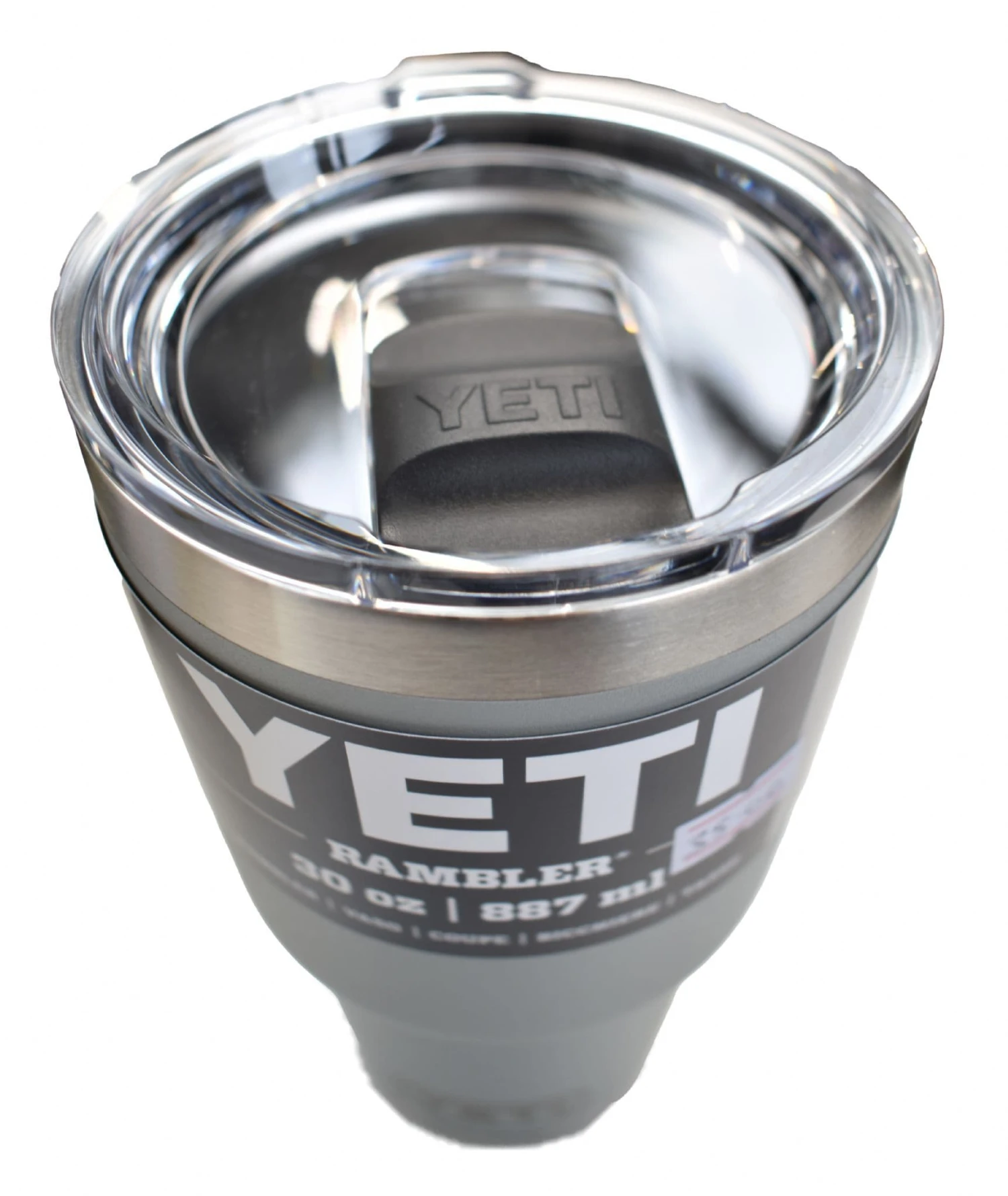 YETI Rambler 30oz / 887ml Tumbler - Granite Grey 2 YETI Rambler 30oz / 887ml Tumbler - Granite Grey - Image 2