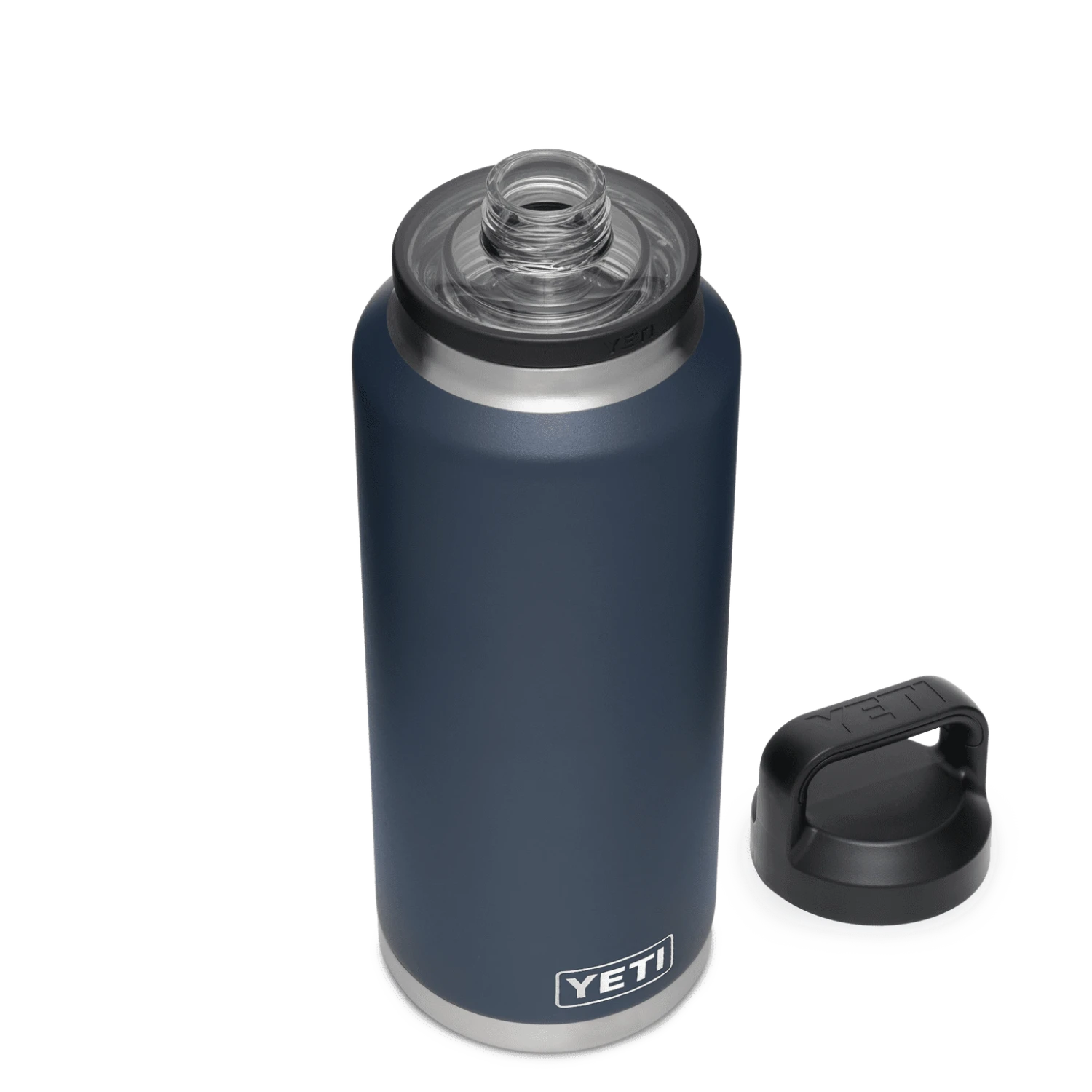 YETI Rambler 46oz / 1.4L Bottle With Chug Cap - Navy 3 YETI Rambler 46oz / 1.4L Bottle With Chug Cap - Navy - Image 3