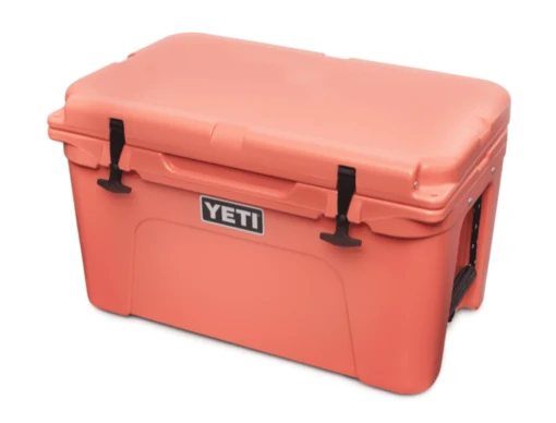YETI Tundra 45 Cool Box - Coral -Venture Camp yeti tundra 45 cool box coral 66382 p